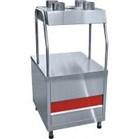 Прилавок для столовых приборов и подносов аста, нерж.ст., l630 h1242 мм